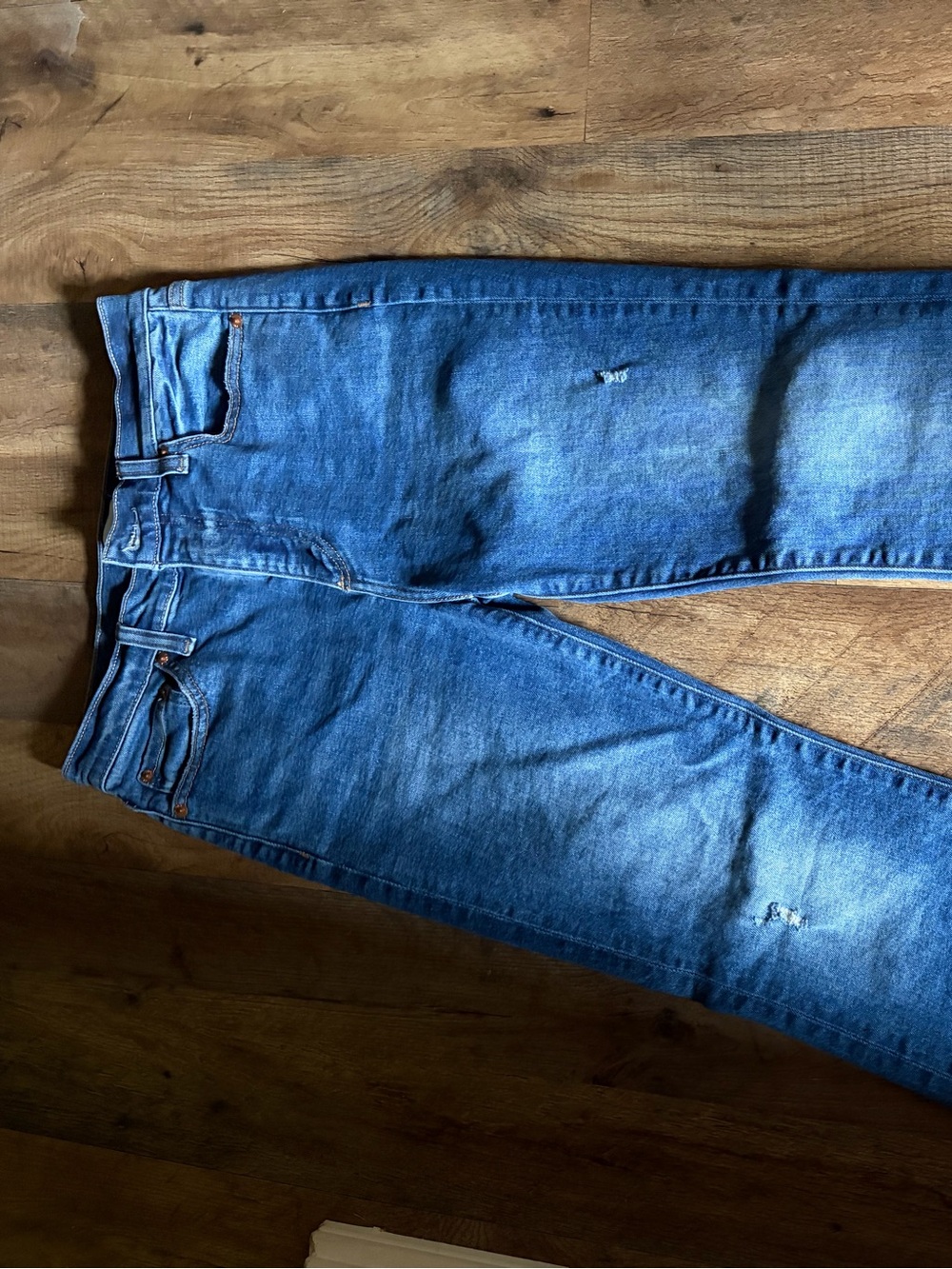 pistola Skinny Jeans in Medium Blue Denim